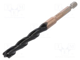 Drill bit; for concrete; Ø: 10mm,3/8"; L: 120mm; metal; blister
