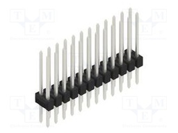 Connector: pin strips; pin header; male; PIN: 24; 2.54mm; THT; 2x12