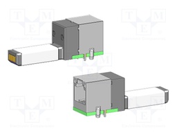 Test plug; PS; L: 42mm; W: 11.6mm; RJ12; H: 8.4mm; 1Gbps