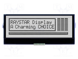 Display: LCD; graphical; 132x32; COG,FSTN Positive; LED