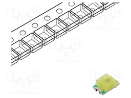 LED; white,yellow; bicolour,blinking; 120°; 3÷5VDC; 20mA; 0805