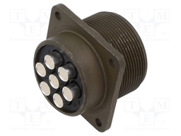 Connector: circular; Series: DS/MS; socket; male; PIN: 7; soldering