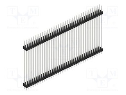 Connector: pin strips; pin header; male; PIN: 68; 2.54mm; THT; 2x34