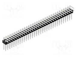 Connector: pin strips; pin header; male; PIN: 66; 2.54mm; THT; 2x33