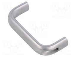 Handle; Mat: aluminium; natural; H: 49mm; L: 112mm; W: 20mm
