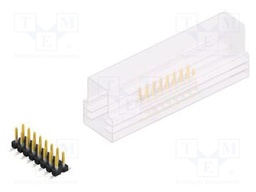 Connector: pin strips; pin header; male; PIN: 16; 2.54mm; SMT; 2x8