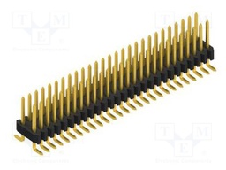 Connector: pin strips; pin header; male; PIN: 54; 1.27mm; SMT; 2x27
