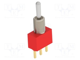 Switch: toggle; Pos: 3; SP3T; (ON)-OFF-(ON); 0.02A/20VAC; -30÷85°C