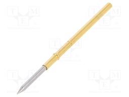 Test probe; Operational spring compression: 6.4mm; 3A; Ø: 1.3mm