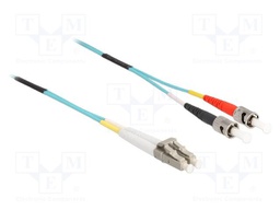 Fiber patch cord; OM3; LC/PC,ST/PC; 500mm; 50/125um; LSZH