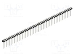 Connector: pin strips; pin header; male; PIN: 43; 2mm; THT; 1x43