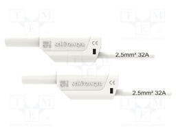 Test lead; 32A; 4mm banana plug-4mm banana plug; Urated: 1kV