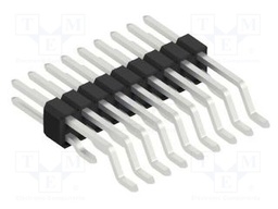 Connector: pin strips; pin header; male; PIN: 18; 1.27mm; SMT; 2x9