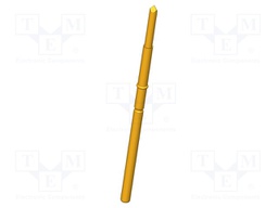 Test needle; Operational spring compression: 6.4mm; 8A; Ø: 1.3mm
