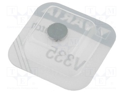 Battery: silver; 1.55V; V335,coin; Batt.no: 1; Ø5.8x1.25mm; 6mAh