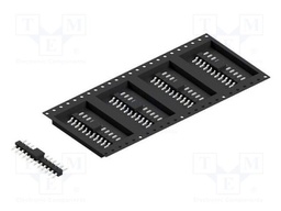 Connector: pin strips; pin header; male; PIN: 12; 2.54mm; SMT; 1x12