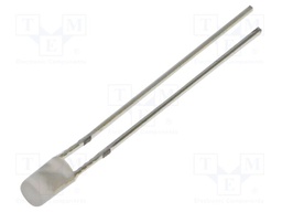LED; yellow; 3mm; 100mcd; 140°; Front: flat; 2.1÷2.6VDC; -30÷85°C