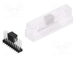 Connector: pin strips; pin header; male; PIN: 20; 2.54mm; SMT; 2x10