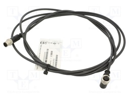 Cable: for sensors/automation; plug; PIN: 5; 3m; Insulation: PUR