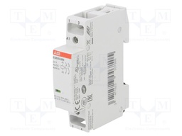 Contactor: 2-pole installation; NO x2; 24VAC; 24VDC; 20A; DIN; ESB