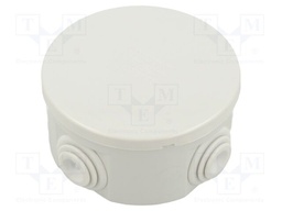 Enclosure: junction box; X: 90.5mm; Y: 87.5mm; Z: 45.5mm; wall mount