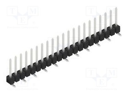 Connector: pin strips; pin header; male; PIN: 21; 2.54mm; SMT; 1x21