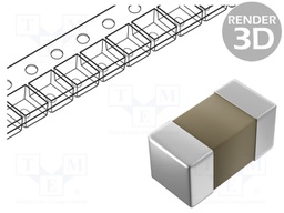 Capacitor: ceramic; MLCC; 2.2uF; 100V; X7R; ±10%; SMD; 1210