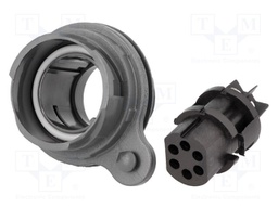 Connector: circular; socket; female; PIN: 6; Buccaneer 7000; 10A