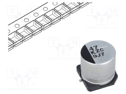 Capacitor: hybrid; 47uF; 80VDC; ESR: 36mΩ; ZC; SMD; ±20%; -55÷125°C