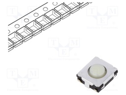 Microswitch TACT; SPST; Pos: 2; 0.02A/15VDC; SMT; none; 3.5N; 2.5mm