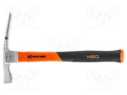 Hammer; brick; 600g; fiberglass