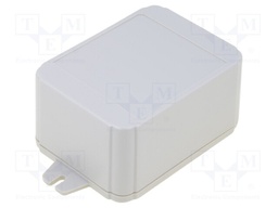Enclosure: multipurpose; X: 60mm; Y: 80mm; Z: 40mm; with fixing lugs