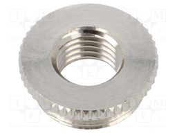 Reduction of threads for glands; Int.thread: M12; brass; nickel