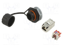 In-Line Adapter, RJ45, RJ45, Adaptor, In-Line, IndustrialNet TX5e Series, Jack, 8 Ways