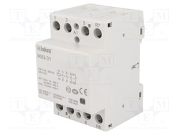 Contactor: 4-pole installation; NC + NO x3; 230VAC; 220VDC; 63A