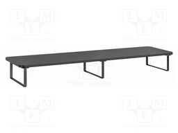 Monitor stand; 20kg; plastic,steel; 1000x260x122mm