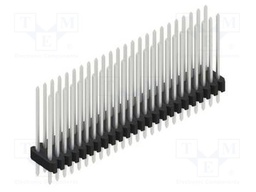 Connector: pin strips; pin header; male; PIN: 48; 1.27mm; THT; 2x24