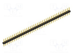 Connector: pin strips; pin header; male; PIN: 38; 2mm; THT; 1x38