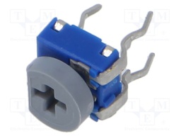 Potentiometer: mounting; single turn,horizontal; 1kΩ; 100mW; ±20%