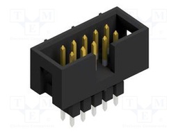Connector: pin strips; pin header; male; PIN: 10; 2.54mm; THT; 2x5