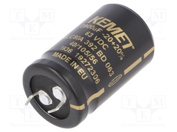 Capacitor: electrolytic; 3.9mF; 63VDC; ESR: 96mΩ; SNAP-IN; ±20%