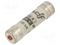 Fuse: fuse; gG; 10A; 400VAC; ceramic,cylindrical,industrial