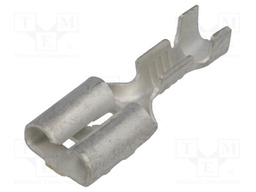 Terminal: flat; 6.3mm; 0.8mm; female; 0.5÷1.5mm2; crimped; straight