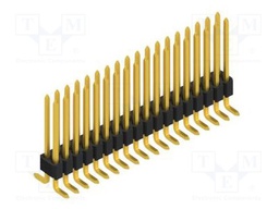 Connector: pin strips; pin header; male; PIN: 36; 1.27mm; SMT; 2x18