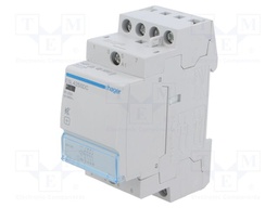 Contactor: 4-pole installation; 25A; 12VDC; NO x4; DIN; -10÷50°C
