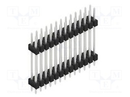 Connector: pin strips; pin header; male; PIN: 26; 2.54mm; THT; 2x13
