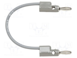 Test lead; 60VDC; 30VAC; 15A; Len: 0.102m; grey; Series: B