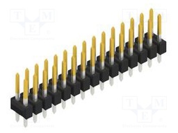 Connector: pin strips; pin header; male; PIN: 30; 2.54mm; THT; 2x15