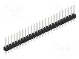 Connector: pin strips; pin header; male; PIN: 25; 2.54mm; THT; 1x25