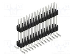 Connector: pin strips; pin header; male; PIN: 28; 1.27mm; SMT; 2x14